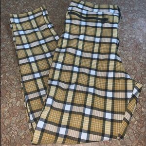 Yellow Plaid pants
